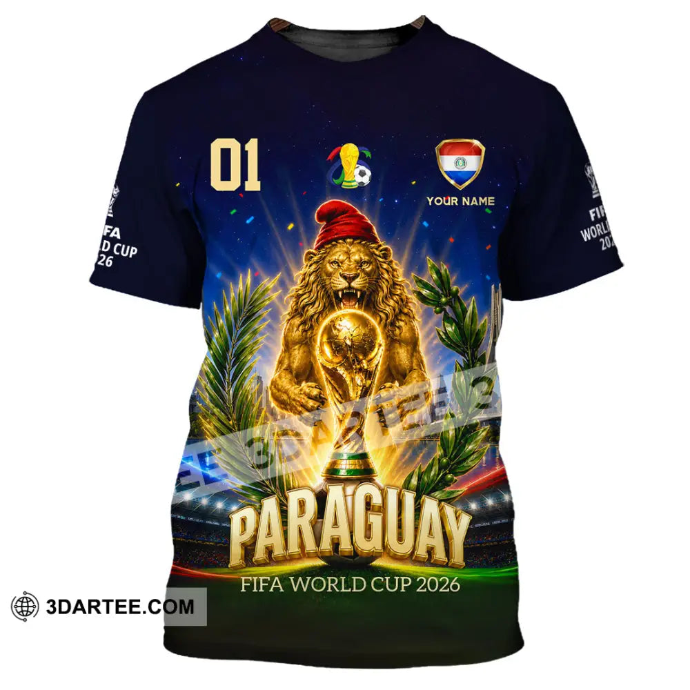 Unisex Shirt - Custom Paraguay World Cup 2026 Shirt - T-Shirt / S - T-shirt