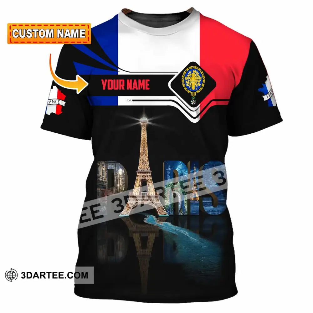 Unisex Shirt - Custom Paris 3D Shirt T-shirt
