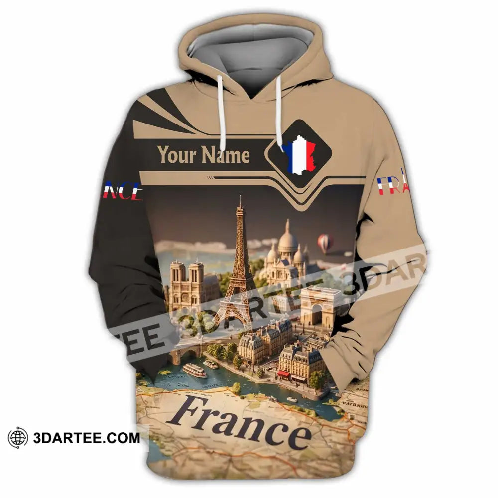 Unisex Shirt - Custom Paris France 3D Shirt Hoodie / S T-shirt