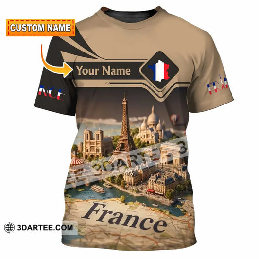 Unisex Shirt - Custom Paris France 3D Shirt T-shirt