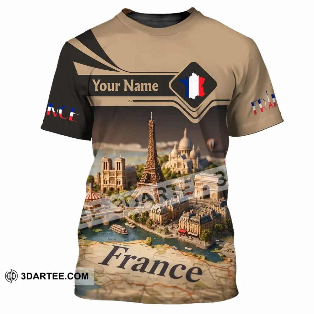 Unisex Shirt - Custom Paris France 3D Shirt T-Shirt / S T-shirt