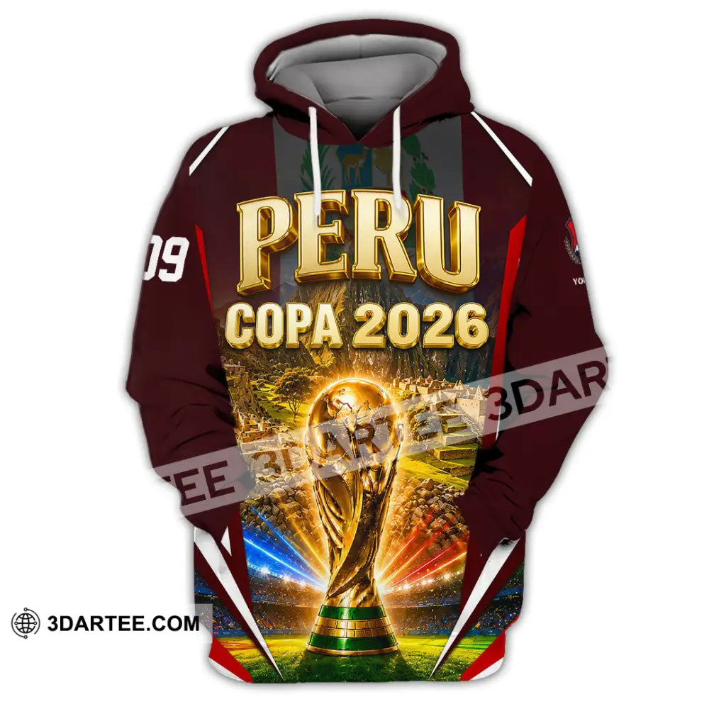 Unisex Shirt - Custom Peru Copa 2026 Shirt - Hoodie / S - T-shirt