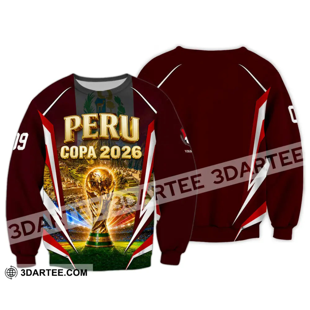 Unisex Shirt - Custom Peru Copa 2026 Shirt - Long Sleeve / S - T-shirt