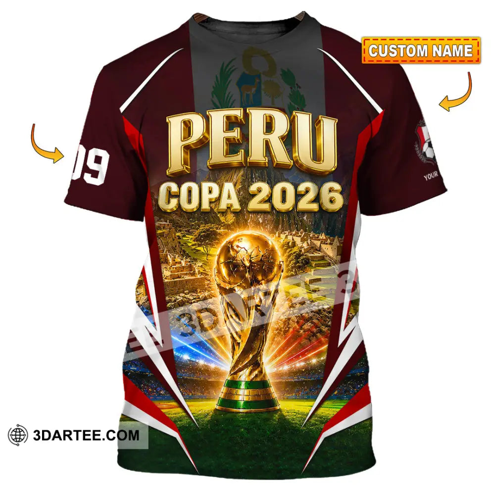 Unisex Shirt - Custom Peru Copa 2026 Shirt - T-shirt