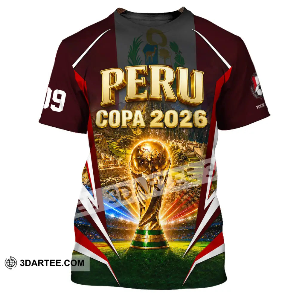 Unisex Shirt - Custom Peru Copa 2026 Shirt - T-Shirt / S - T-shirt