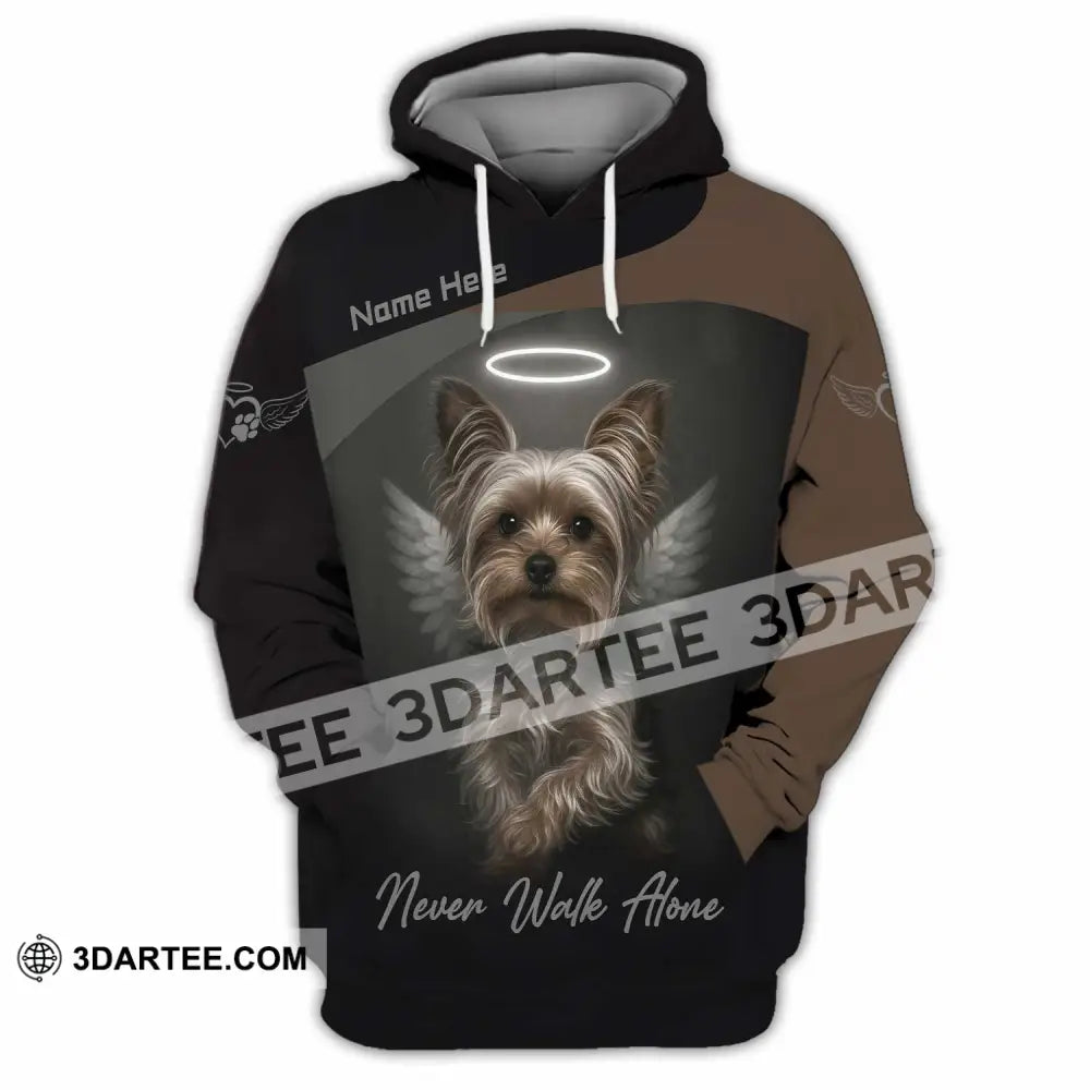 Unisex Shirt - Custom Pet Lover Never Walk Alone 3D Shirt Hoodie / S T-shirt