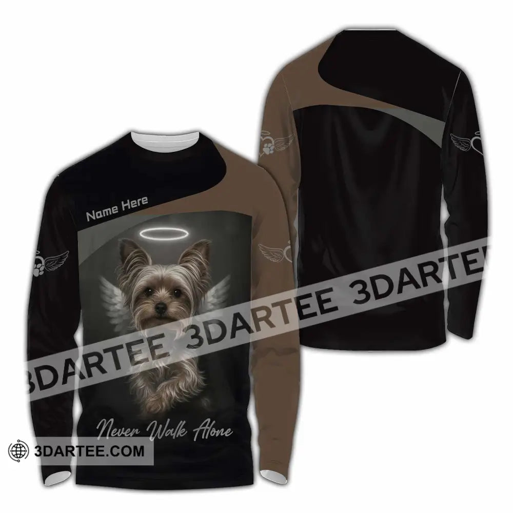 Unisex Shirt - Custom Pet Lover Never Walk Alone 3D Shirt Long Sleeve Shirt / S T-shirt