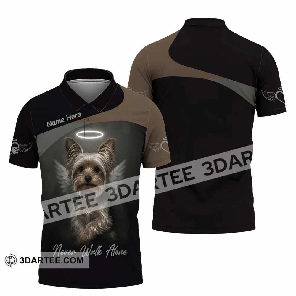 Unisex Shirt - Custom Pet Lover Never Walk Alone 3D Shirt Polo Shirt / S T-shirt