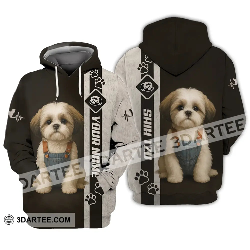 Unisex Shirt - Custom Pet Lover Shih Tzu Shirt Hoodie / S T-shirt