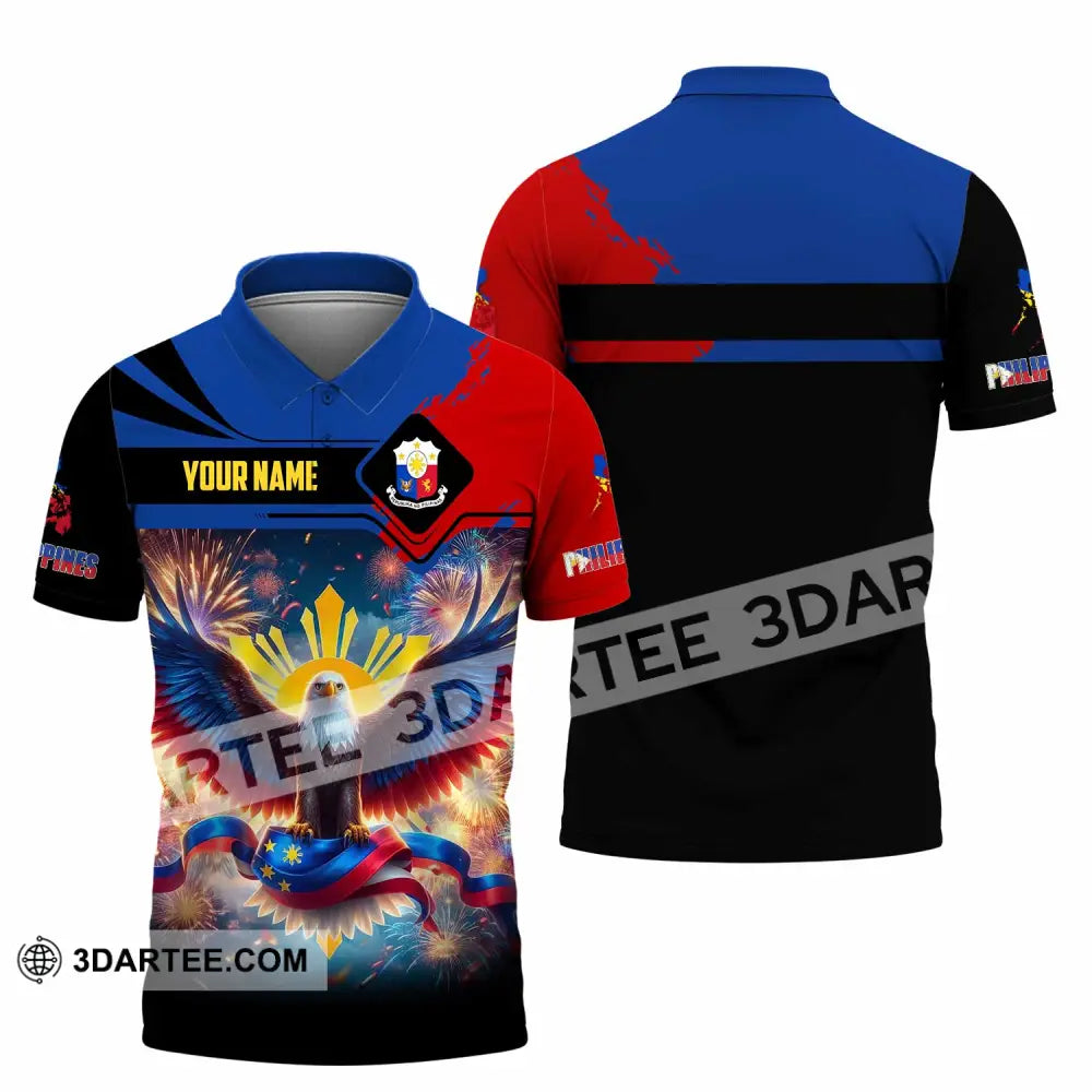 Unisex Shirt - Custom Philippines 3D Shirt Polo Shirt / S T-shirt