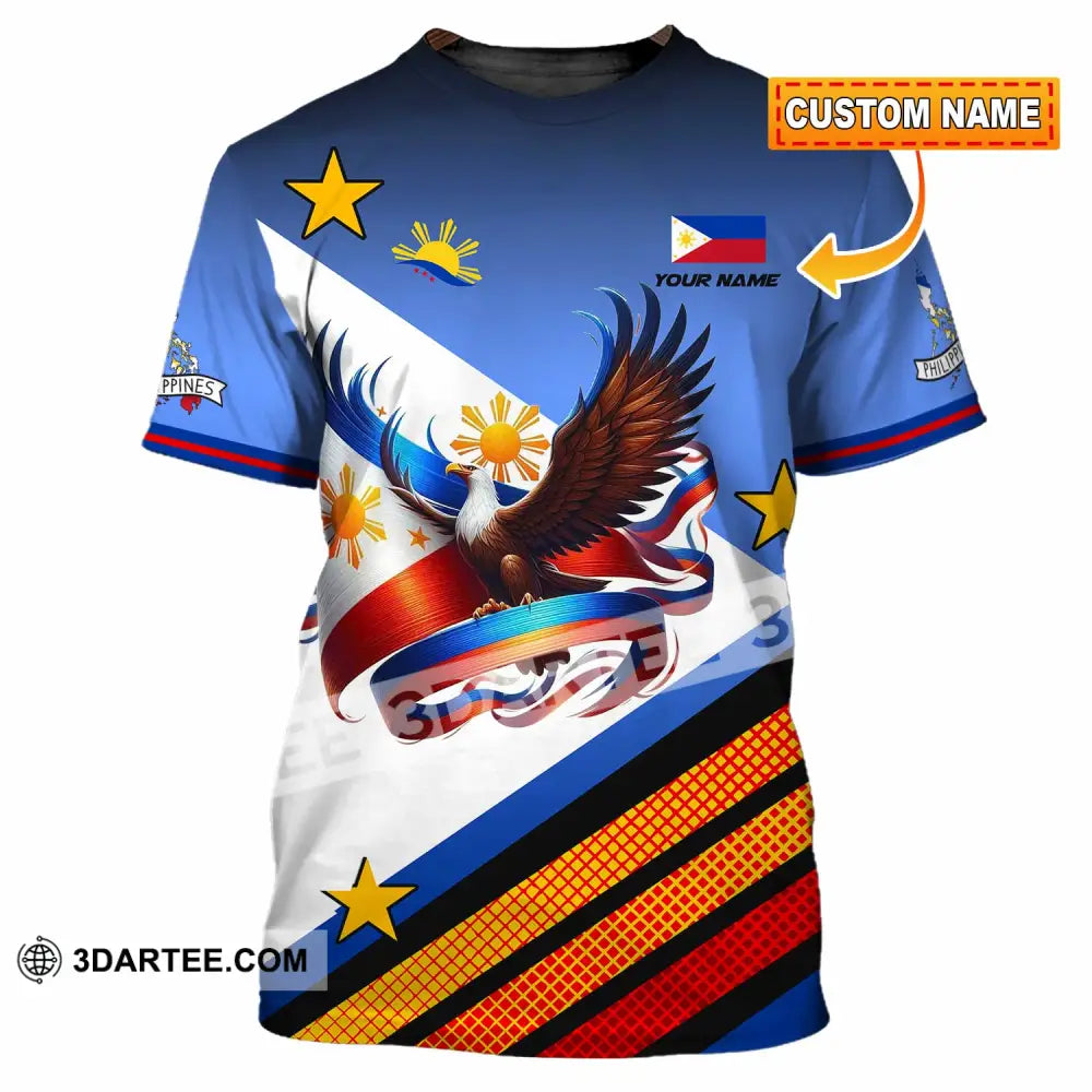 Unisex Shirt - Custom Philippines 3D Shirt T-shirt