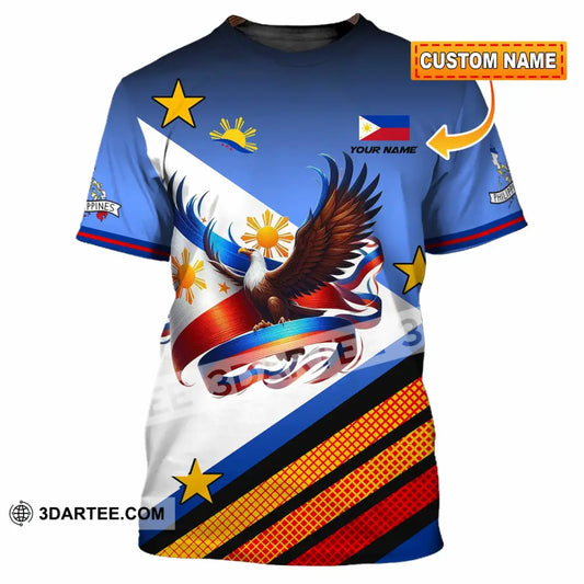 Unisex Shirt - Custom Philippines 3D Shirt T-shirt