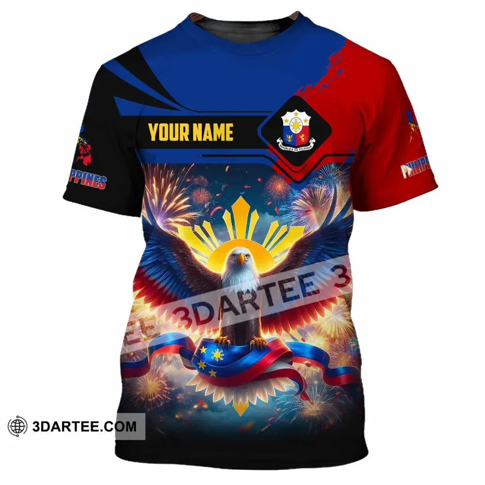 Unisex Shirt - Custom Philippines 3D Shirt T-Shirt / S T-shirt