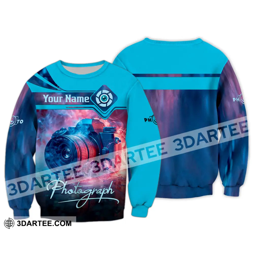 Unisex Shirt - Custom Photograph 3D Shirt Long Sleeve / S T-shirt