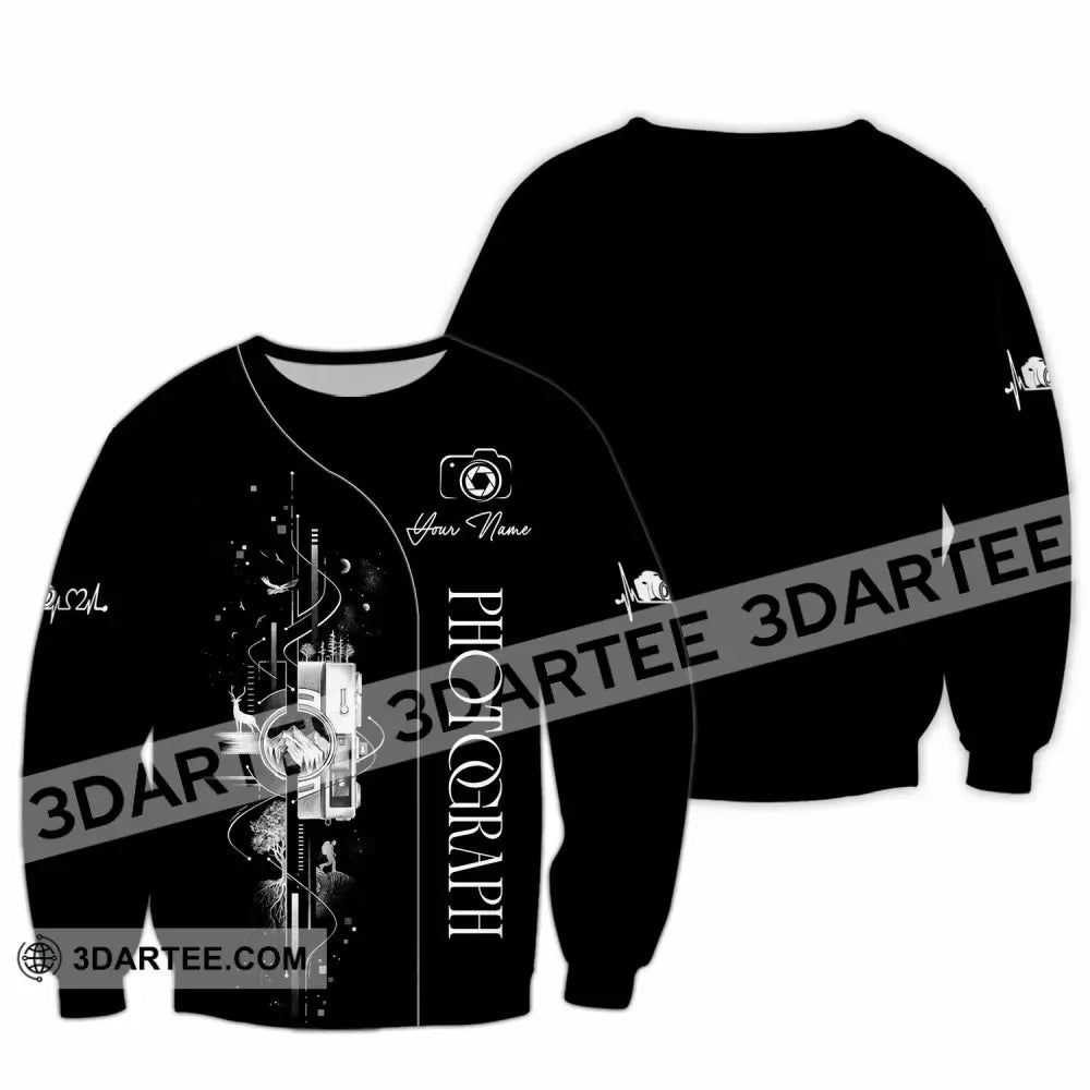 Unisex Shirt - Custom Photograph 3D Shirt - Long Sleeve / S - T-shirt
