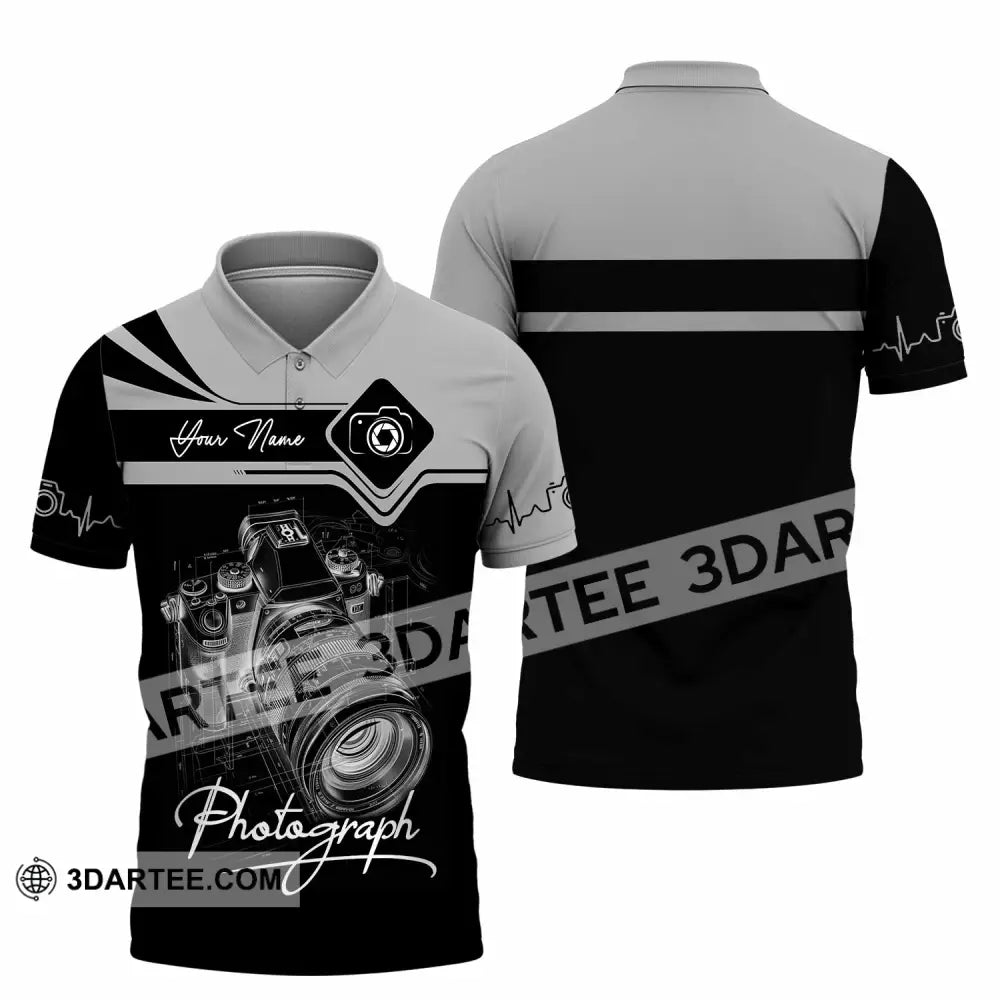 Unisex Shirt - Custom Photograph 3D Shirt Polo Shirt / S T-shirt