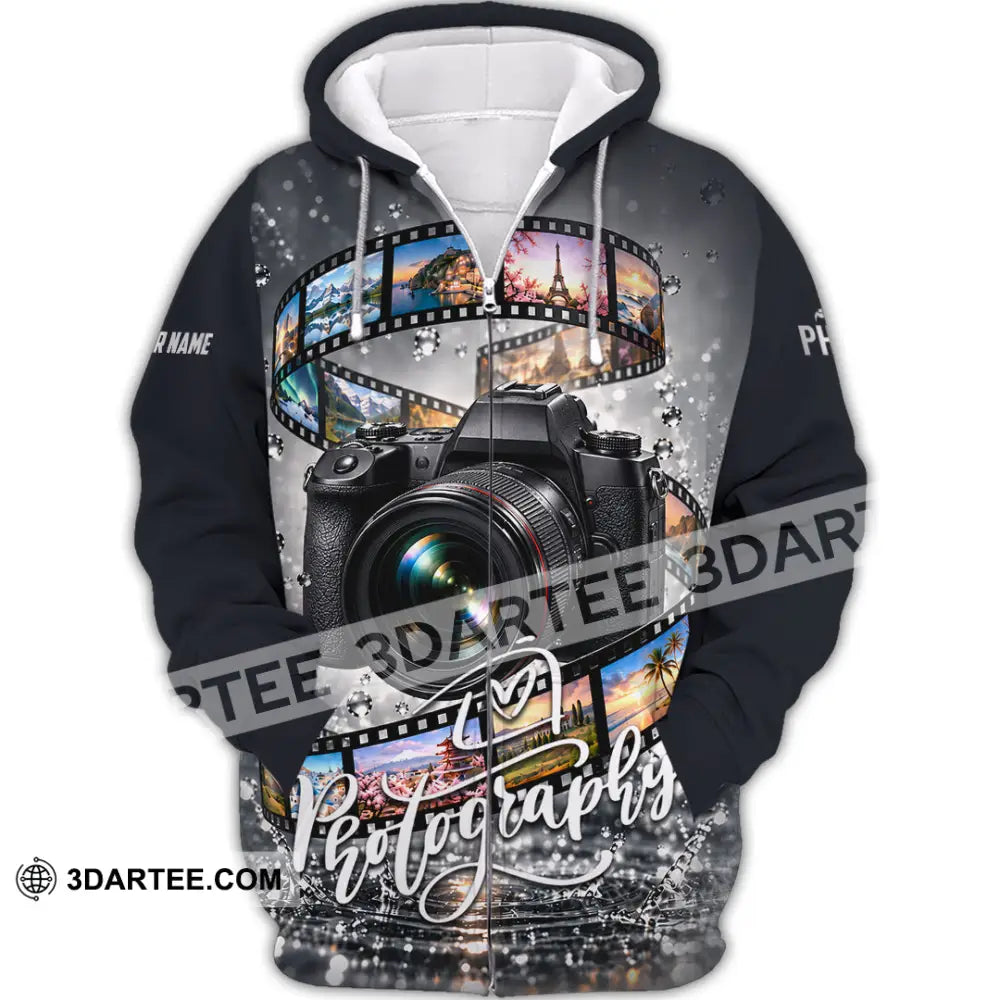 Unisex Shirt - Custom Photograph Shirt - Zipper Hoodie / S - T-shirt