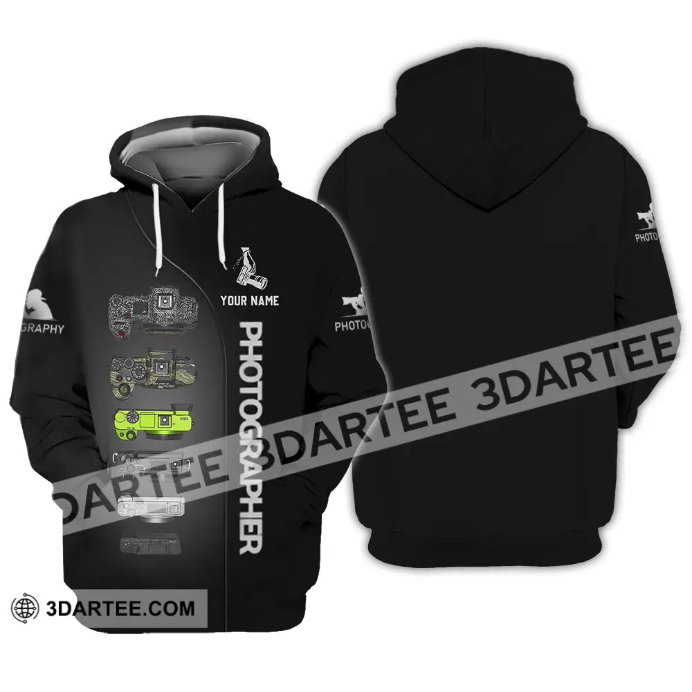 Unisex Shirt - Custom Photographer 3D Shirt Hoodie / S T-shirt