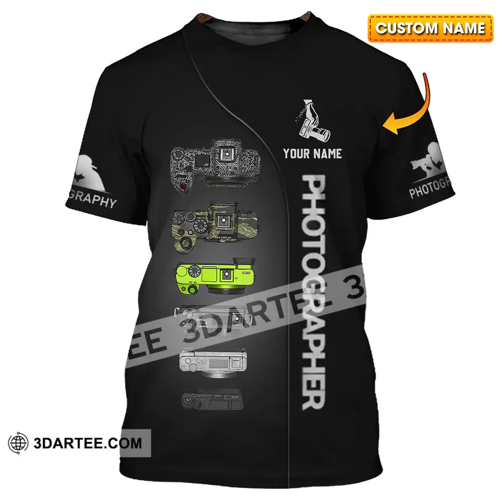 Unisex Shirt - Custom Photographer 3D Shirt T-shirt