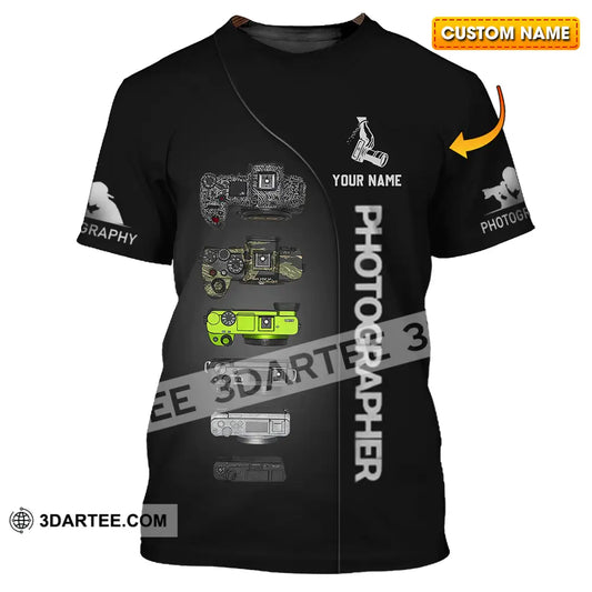 Unisex Shirt - Custom Photographer 3D Shirt T-shirt