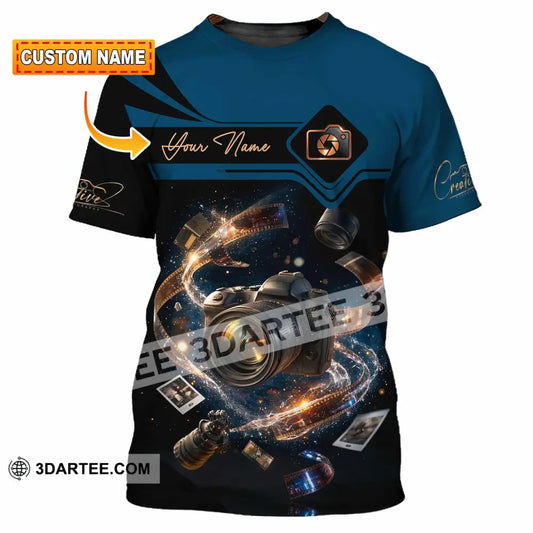 Unisex Shirt - Custom Photographer 3D Shirt - T-shirt
