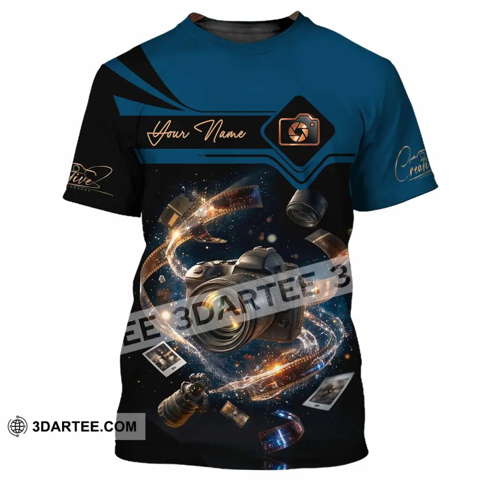 Unisex Shirt - Custom Photographer 3D Shirt - T-Shirt / S - T-shirt