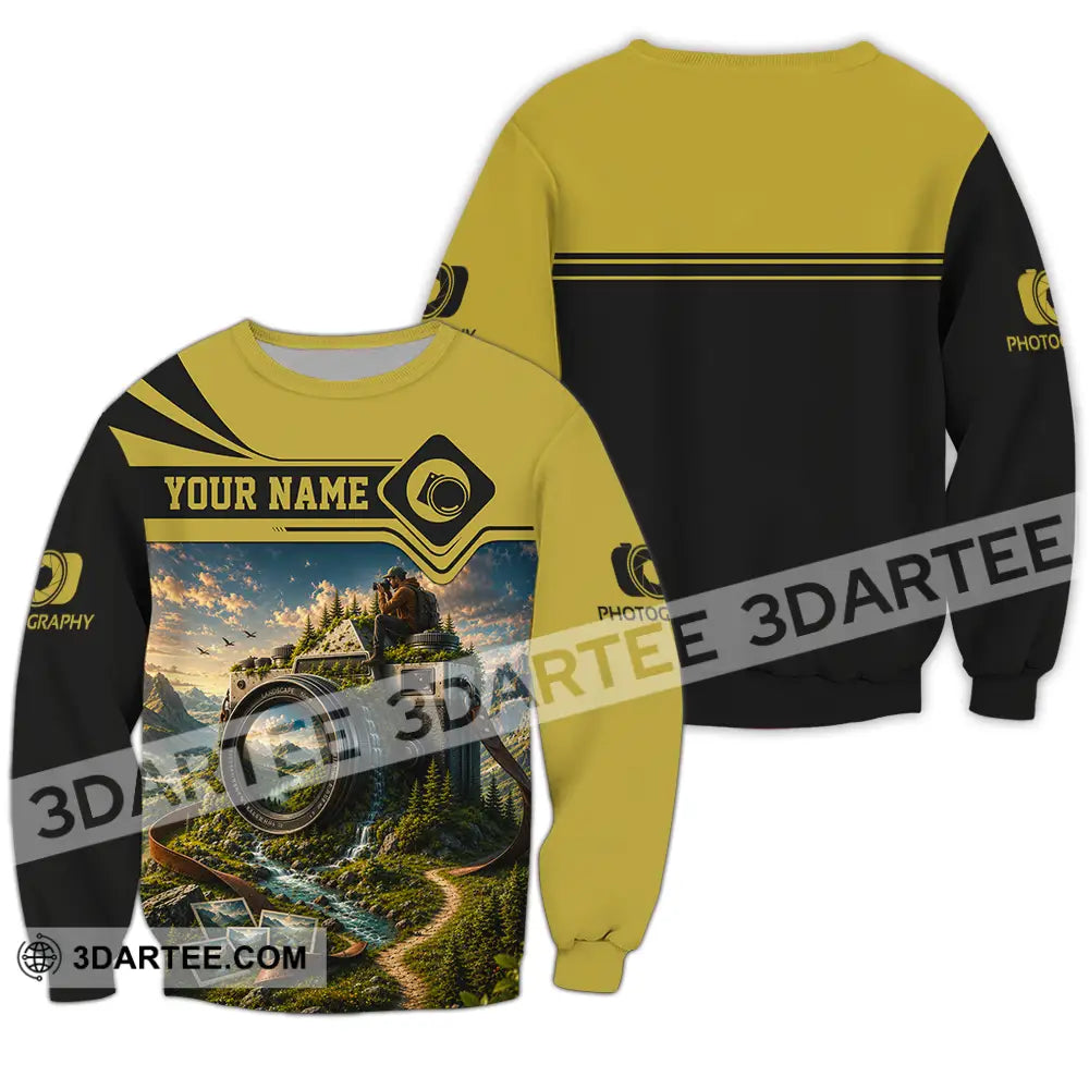 Unisex Shirt - Custom Photographer Shirt - Long Sleeve / S - T-shirt