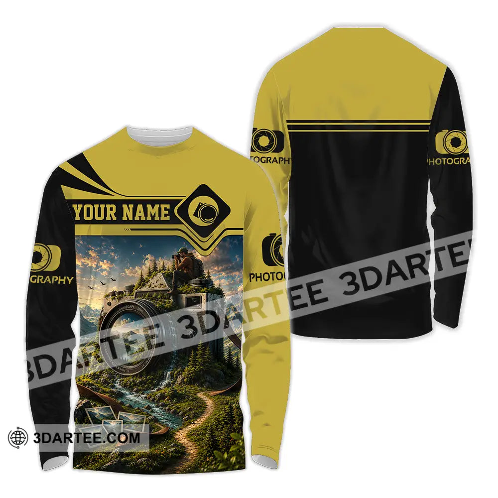 Unisex Shirt - Custom Photographer Shirt - Long Sleeve Shirt / S - T-shirt
