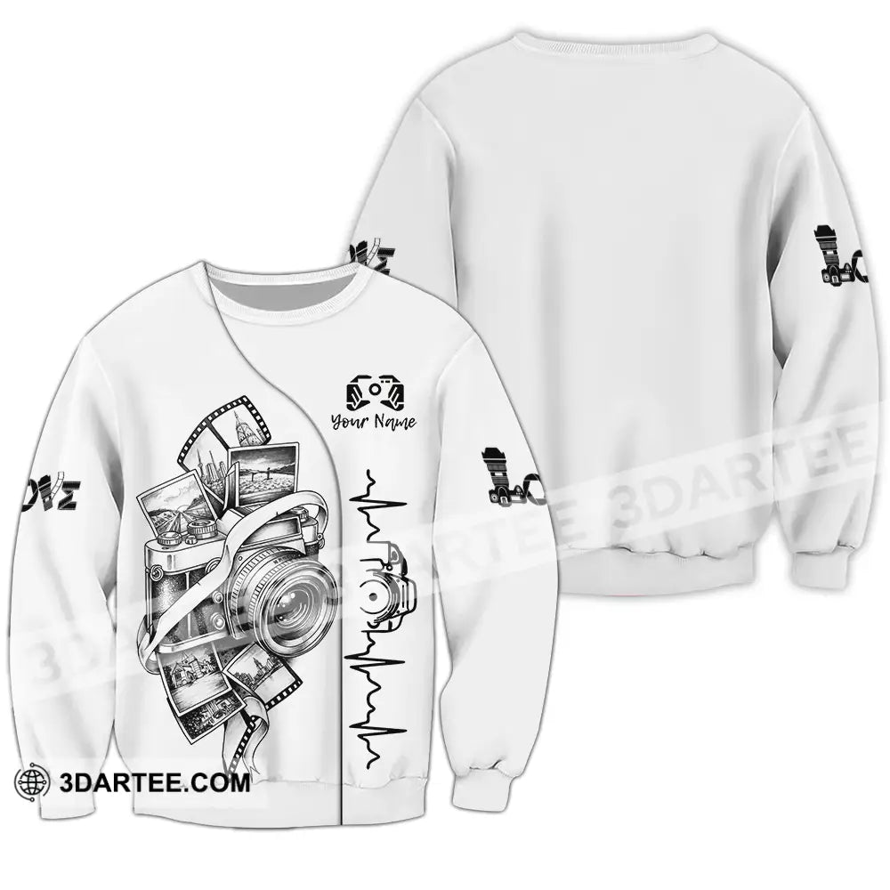 Unisex Shirt - Custom Photographer Shirt - Long Sleeve / S - T-shirt