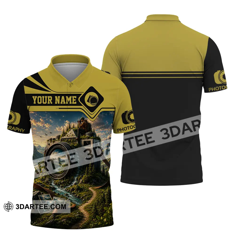 Unisex Shirt - Custom Photographer Shirt - Polo Shirt / S - T-shirt