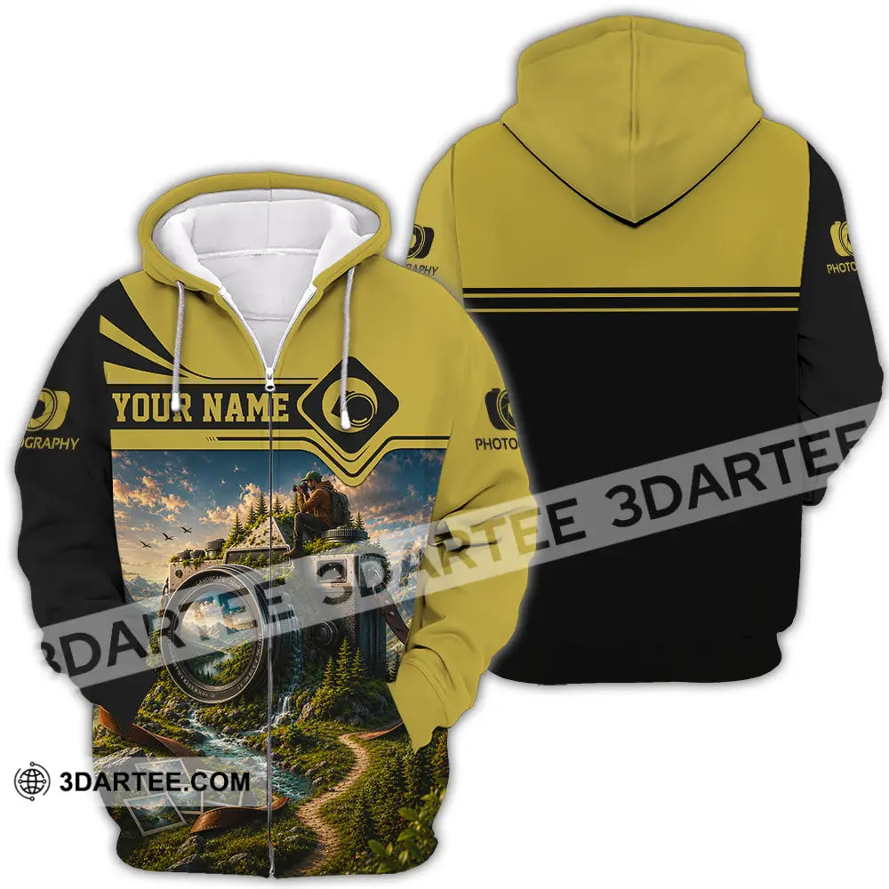 Unisex Shirt - Custom Photographer Shirt - Zipper Hoodie / S - T-shirt