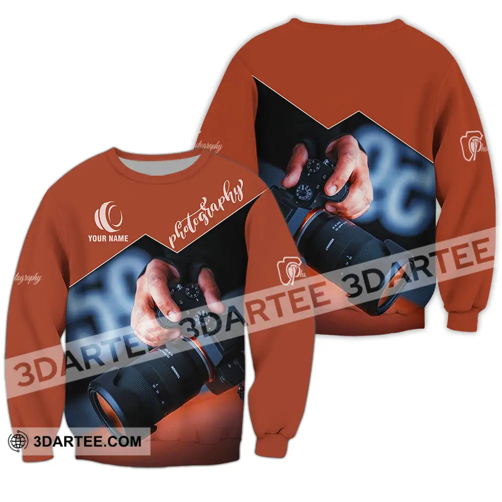Unisex Shirt - Custom Photography 3D Shirt Long Sleeve / S T-shirt
