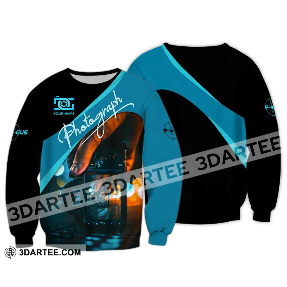 Unisex Shirt - Custom Photography 3D Shirt Long Sleeve / S T-shirt