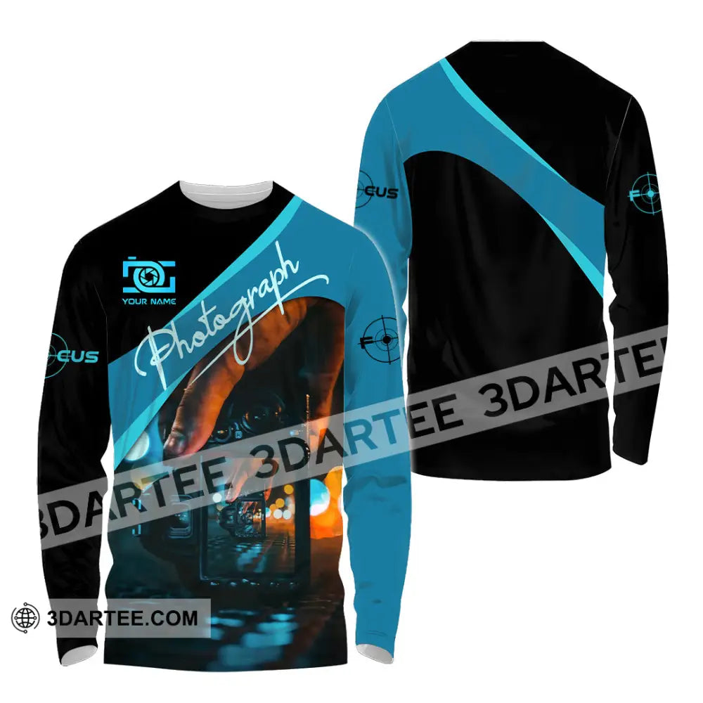 Unisex Shirt - Custom Photography 3D Shirt Long Sleeve Shirt / S T-shirt