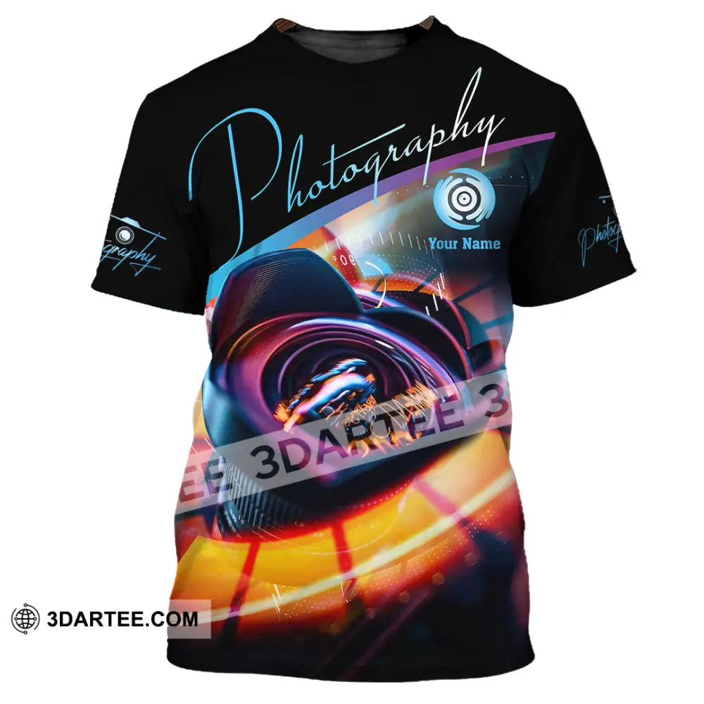 Unisex Shirt - Custom Photography 3D Shirt T-Shirt / S T-shirt