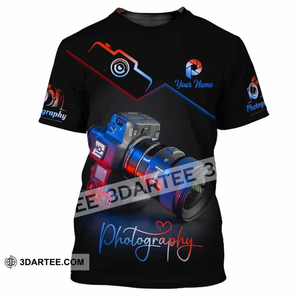 Unisex Shirt - Custom Photography 3D Shirt T-Shirt / S T-shirt