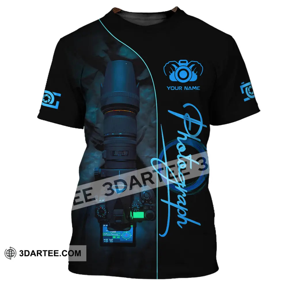 Unisex Shirt - Custom Photography 3D Shirt T-Shirt / S T-shirt