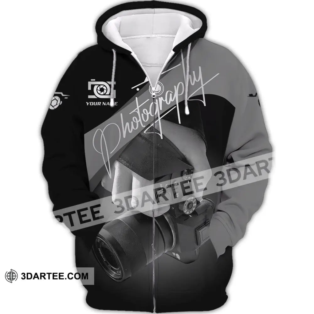 Unisex Shirt - Custom Photography 3D Shirt Zipper Hoodie / S T-shirt
