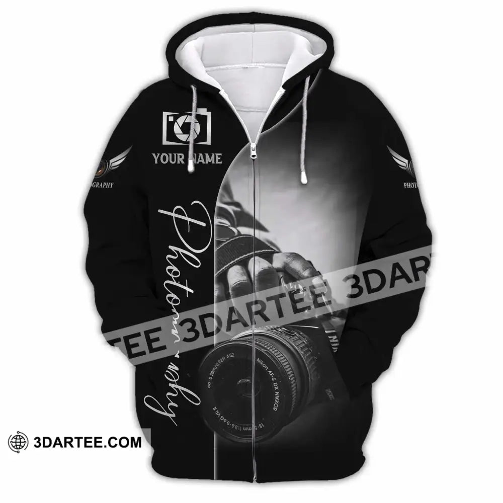 Unisex Shirt - Custom Photography 3D Shirt Zipper Hoodie / S T-shirt