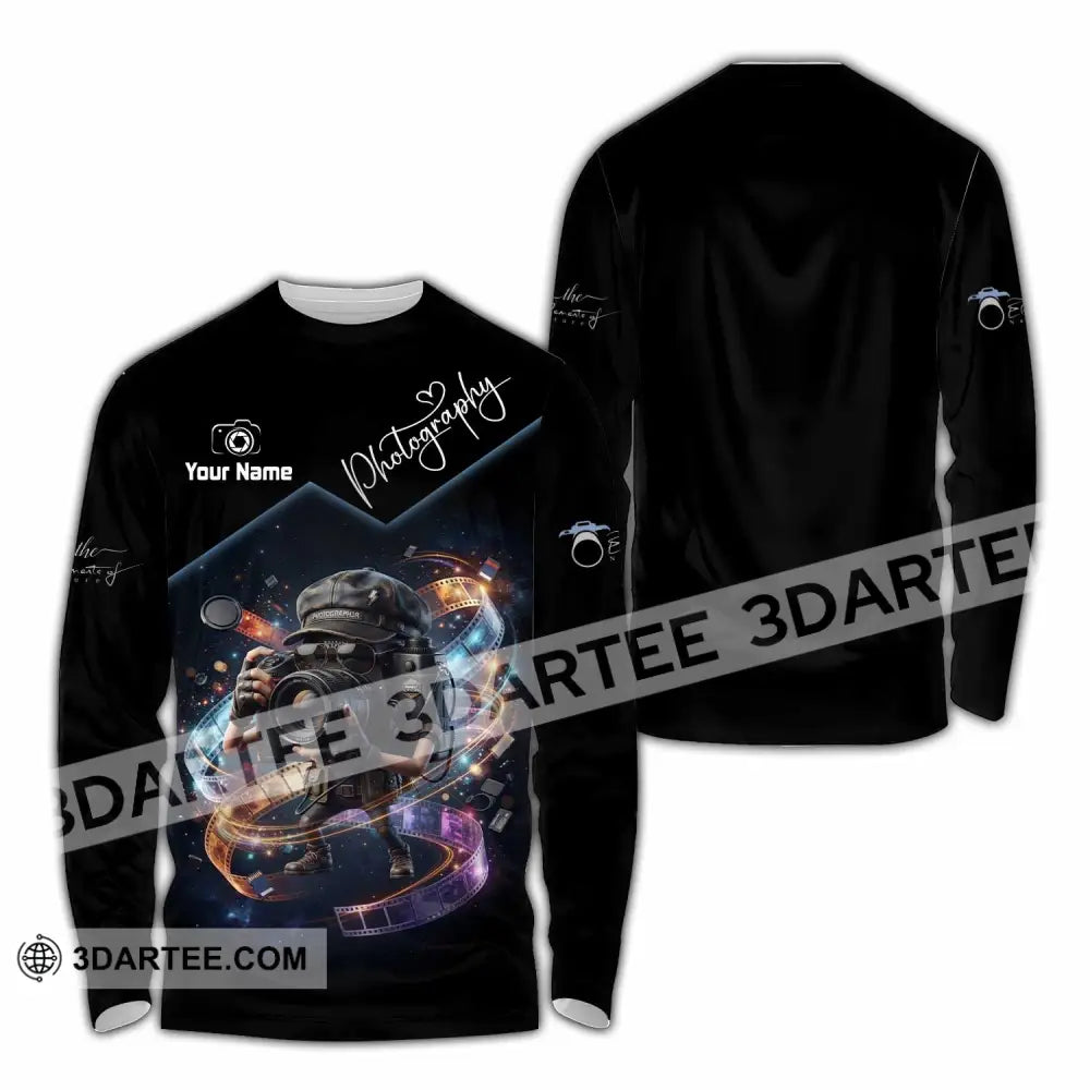 Unisex Shirt - Custom Photography Shirt - Long Sleeve Shirt / S - T-shirt