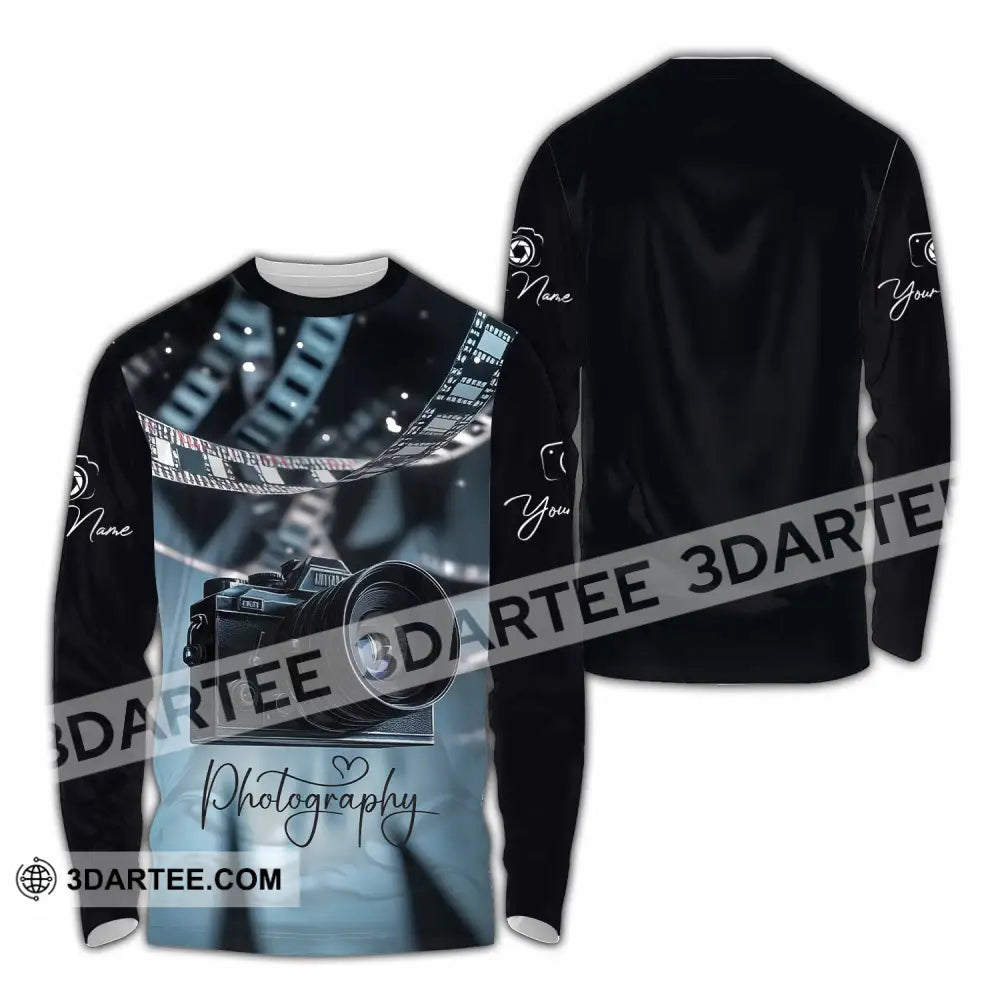Unisex Shirt - Custom Photography Shirt - Long Sleeve Shirt / S - T-shirt