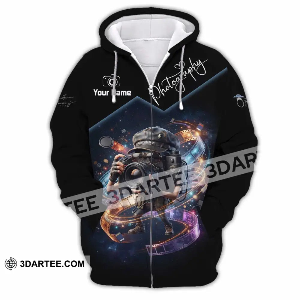 Unisex Shirt - Custom Photography Shirt - Zipper Hoodie / S - T-shirt