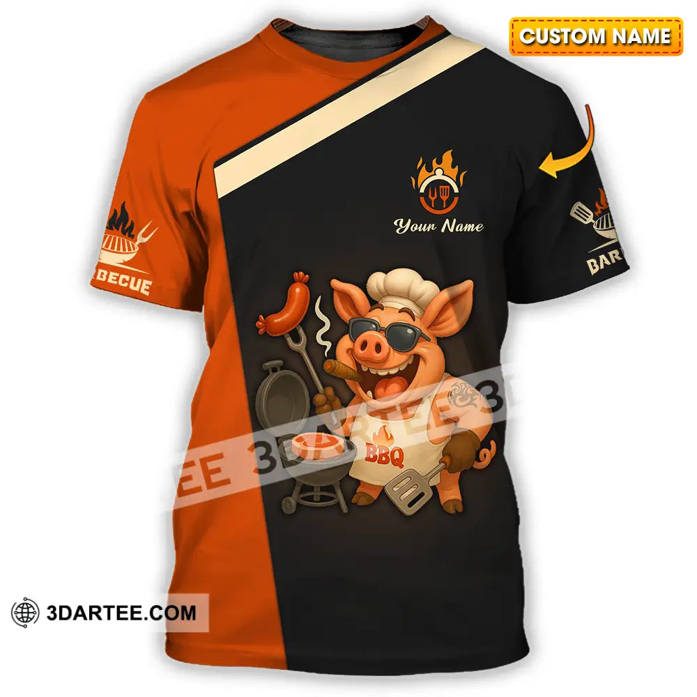 Unisex Shirt - Custom Pig Barbecue Shirt T-shirt