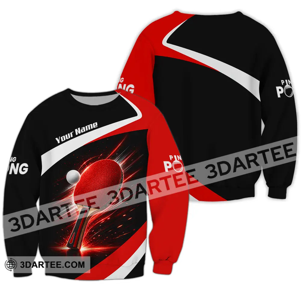 Unisex Shirt - Custom Ping Pong Shirt - Long Sleeve / S - T-shirt
