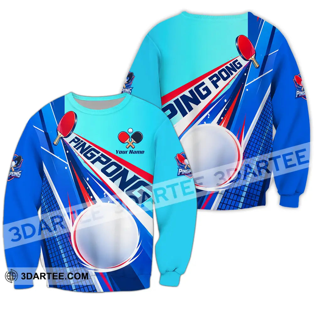 Unisex Shirt - Custom Ping Pong Shirt - Long Sleeve / S - T-shirt