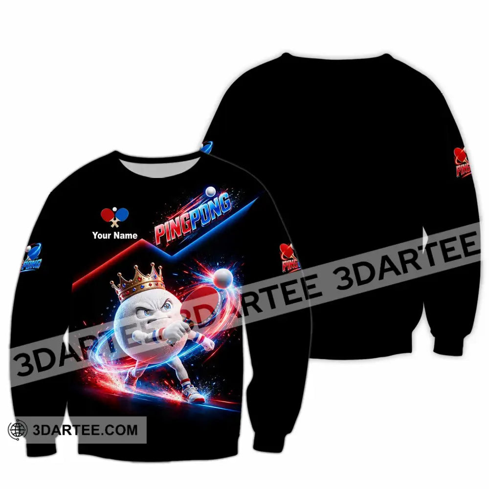 Unisex Shirt - Custom Ping Pong Shirt - Long Sleeve / S - T-shirt