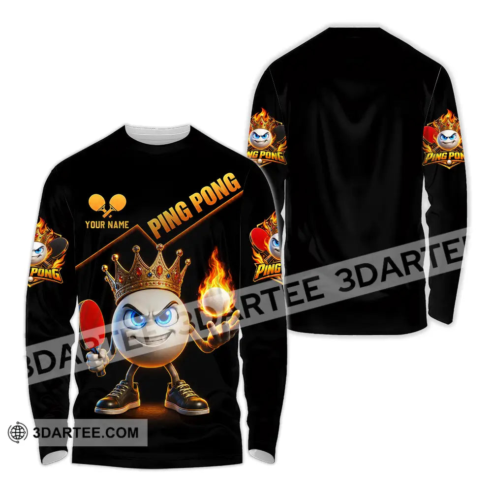 Unisex Shirt - Custom Ping Pong Shirt - Long Sleeve Shirt / S - T-shirt