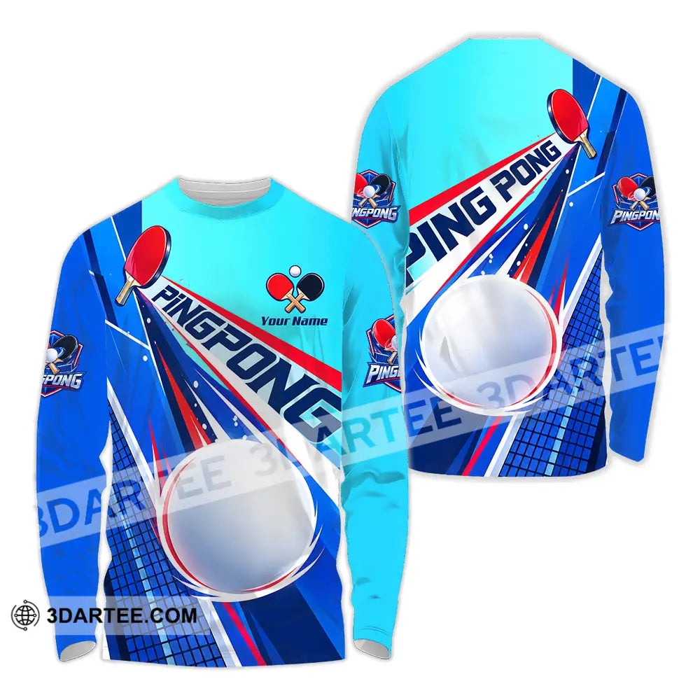 Unisex Shirt - Custom Ping Pong Shirt - Long Sleeve Shirt / S - T-shirt