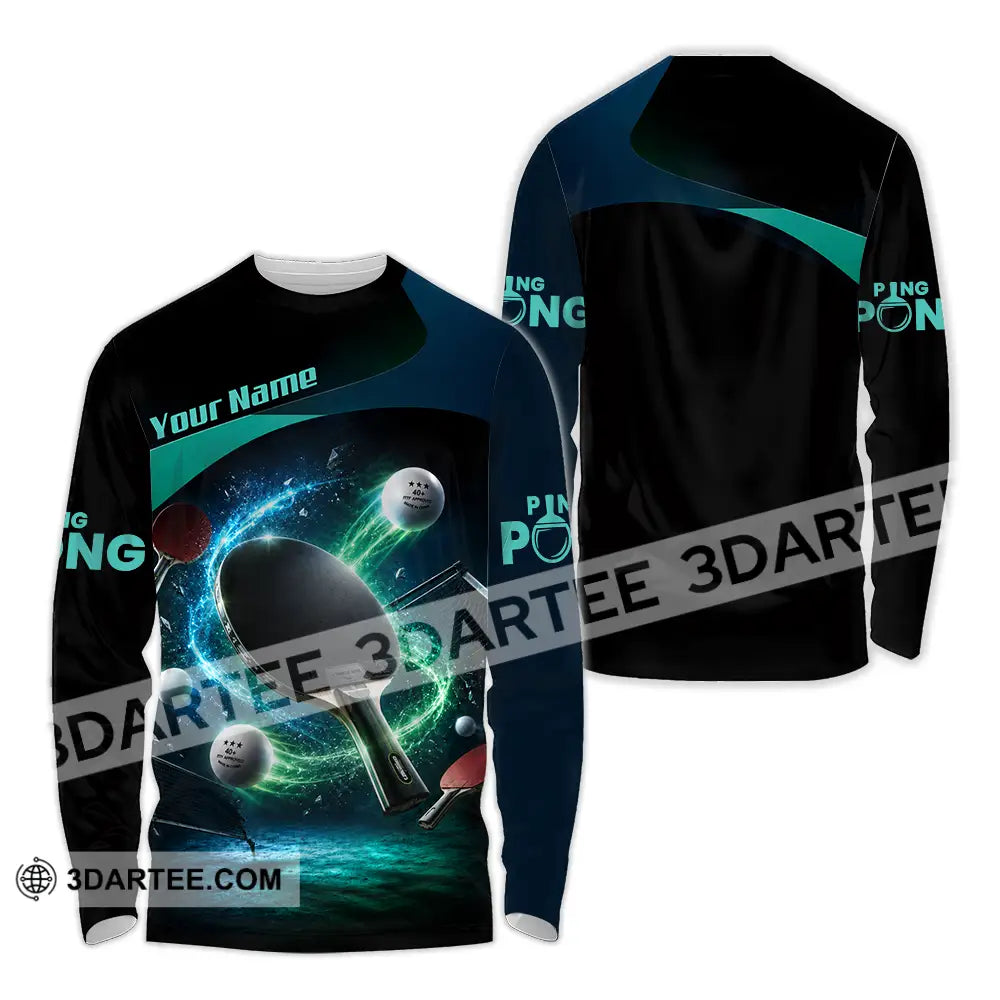 Unisex Shirt - Custom Ping Pong Shirt - Long Sleeve Shirt / S - T-shirt