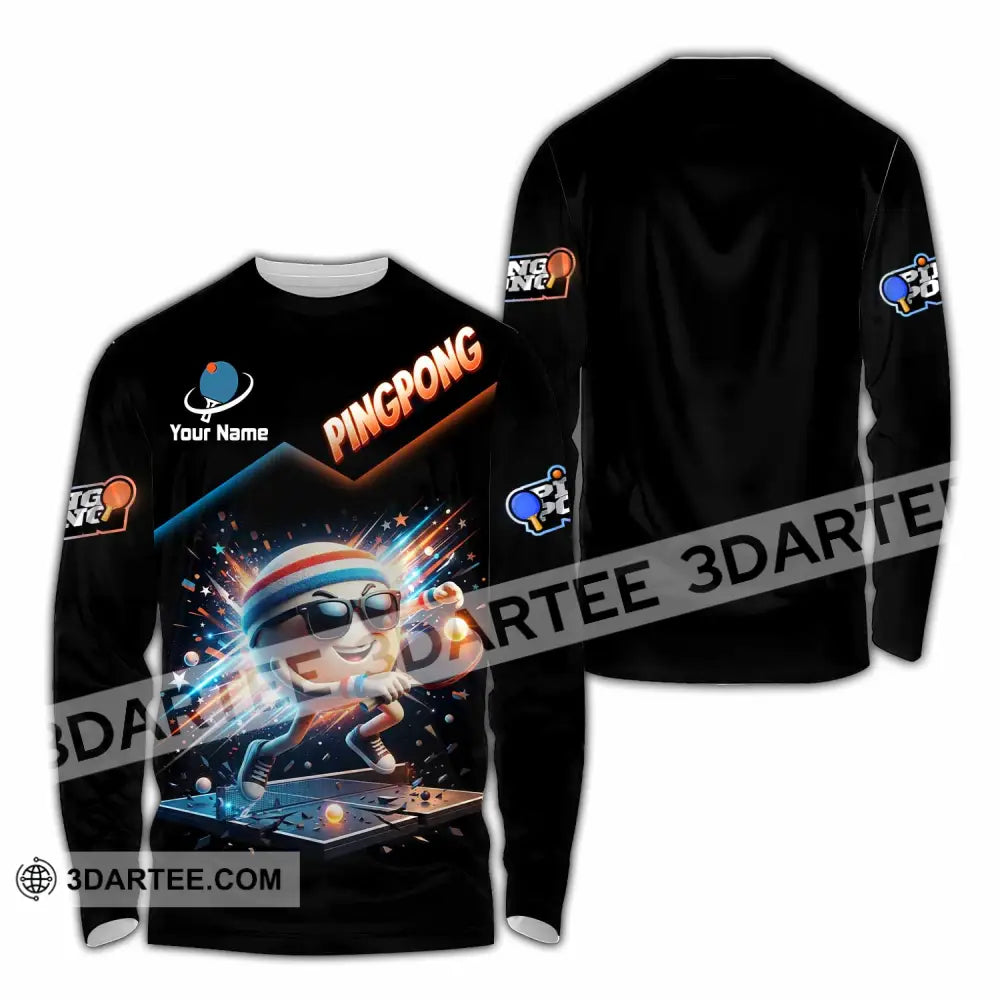 Unisex Shirt - Custom Ping Pong Shirt - Long Sleeve Shirt / S - T-shirt